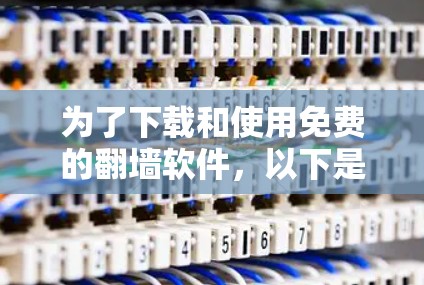 为了下载和使用免费的翻墙软件，以下是一步步的指南