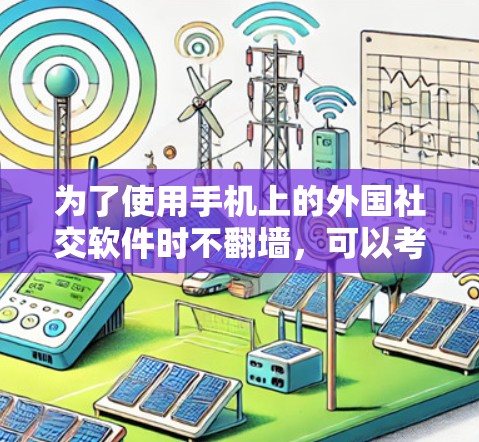 为了使用手机上的外国社交软件时不翻墙，可以考虑以下策略