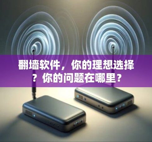 翻墙软件，你的理想选择？你的问题在哪里？