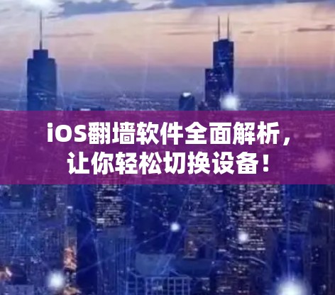 iOS翻墙软件全面解析，让你轻松切换设备！