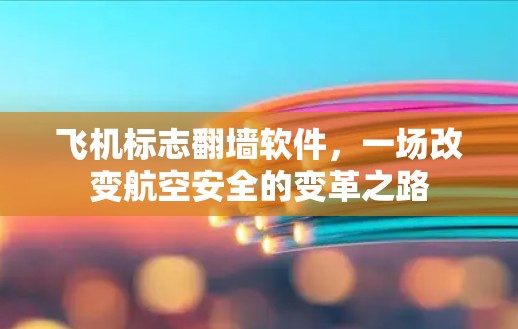 飞机标志翻墙软件，一场改变航空安全的变革之路