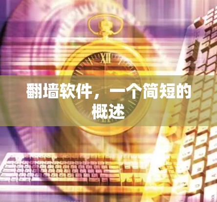 翻墙软件,一个简短的概述 翻墙软件,一个简短的概述