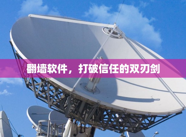 翻墙软件,打破信任的双刃剑 翻墙软件,打破信任的双刃剑