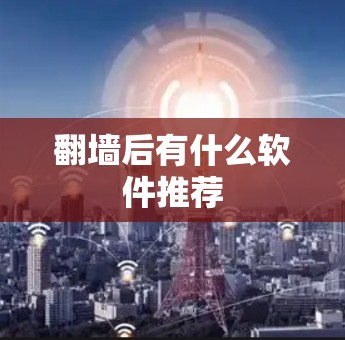 翻墙后有什么软件推荐