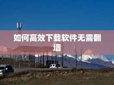 如何高效下载软件无需翻墙