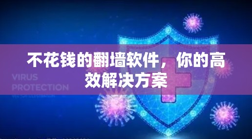 不花钱的翻墙软件，你的高效解决方案