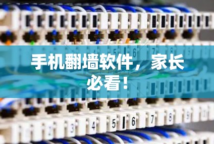 手机翻墙软件，家长必看！