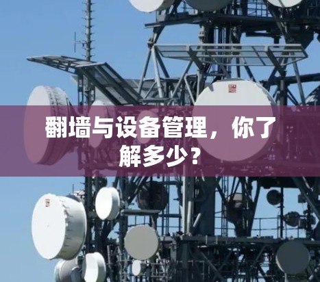 翻墙与设备管理，你了解多少？