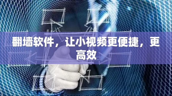 翻墙软件，让小视频更便捷，更高效