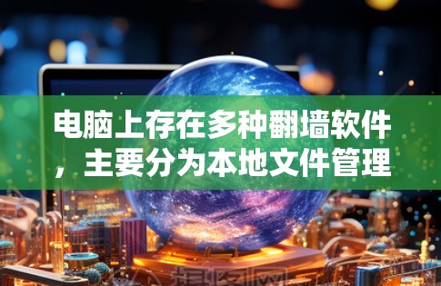 电脑上存在多种翻墙软件，主要分为本地文件管理软件和云存储工具，这些软件可以帮助用户将本地计算机上的文件移动到服务器。以下是对这些软件的详细介绍