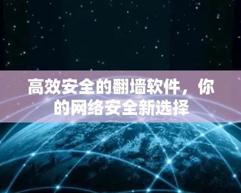 高效安全的翻墙软件，你的网络安全新选择