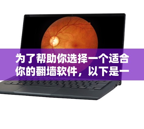 为了帮助你选择一个适合你的翻墙软件，以下是一个综合性的推荐