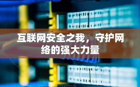 互联网安全之我，守护网络的强大力量