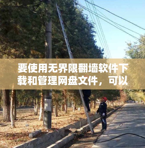 要使用无界限翻墙软件下载和管理网盘文件，可以按照以下步骤操作