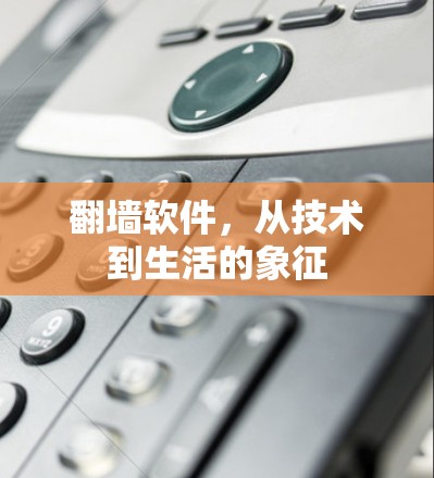 翻墙软件，从技术到生活的象征