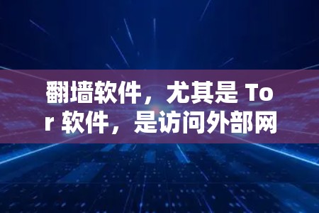翻墙软件，尤其是 Tor 软件，是访问外部网络的常用工具，但访问 Tor 以外的网站通常需要 Tor 软件。以下是一些总结