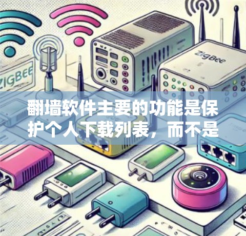 翻墙软件主要的功能是保护个人下载列表，而不是直接保护手机本身。虽然它可能带来一些潜在的风险，但这些风险通常不如直接对抗威胁明显。然而，以下是一些需要考虑的因素