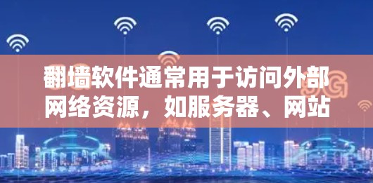 翻墙软件通常用于访问外部网络资源，如服务器、网站等。这些软件可能有多种用途，包括恶意软件、钓鱼软件、恶意扩展等。以下是对翻墙软件的分类和推荐