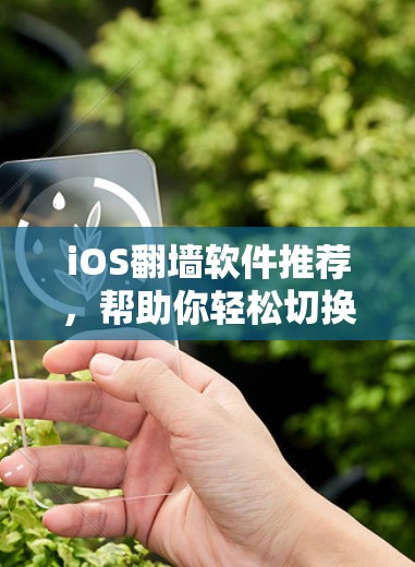 iOS翻墙软件推荐，帮助你轻松切换网络