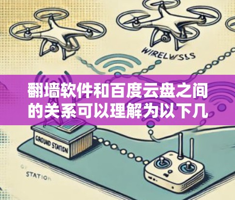 翻墙软件和百度云盘之间的关系可以理解为以下几点