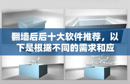翻墙后后十大软件推荐，以下是根据不同的需求和应用场景挑选出来的最佳选择