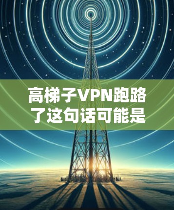 高梯子VPN跑路了这句话可能是在描述一种技术手段或网络逃避的策略。具体来说，可以理解为