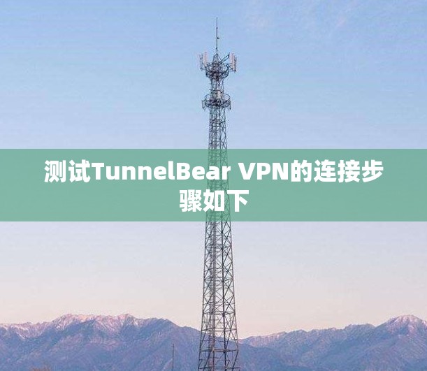 测试TunnelBear VPN的连接步骤如下