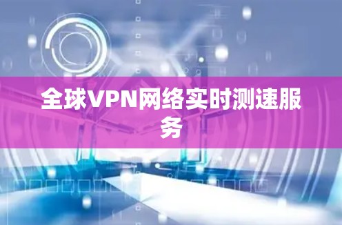 全球VPN网络实时测速服务
