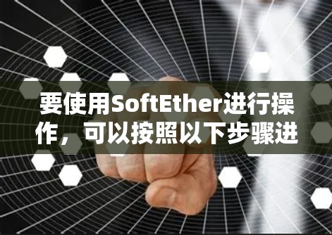 要使用SoftEther进行操作，可以按照以下步骤进行