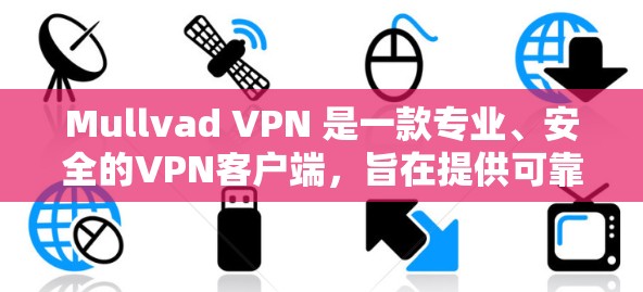 Mullvad VPN 是一款专业、安全的VPN客户端，旨在提供可靠、高效的网络连接。以下是关于 Mullvad VPN 的一些关键信息