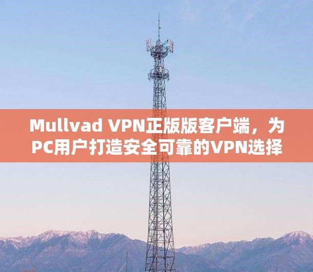 Mullvad VPN正版版客户端，为PC用户打造安全可靠的VPN选择