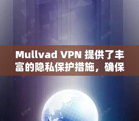 Mullvad VPN 提供了丰富的隐私保护措施，确保用户在使用 VPN 时能够保护个人信息和敏感数据的安全。以下是对 Mullvad VPN 隐私保护的详细分析