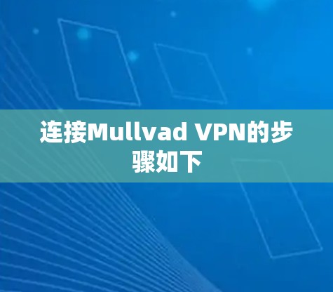 连接Mullvad VPN的步骤如下