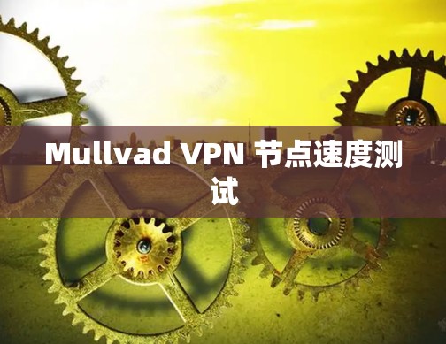 Mullvad VPN 节点速度测试