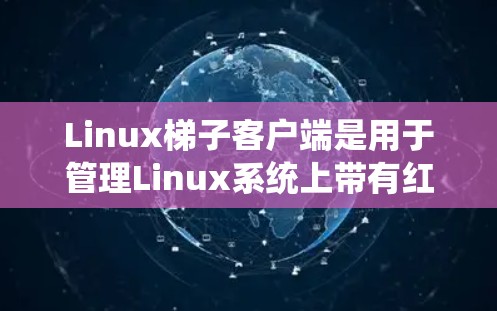 Linux梯子客户端是用于管理Linux系统上带有红外摄像头、TMM和驱动器的梯子机设备的工具。以下是关于Linux梯子客户端的详细信息