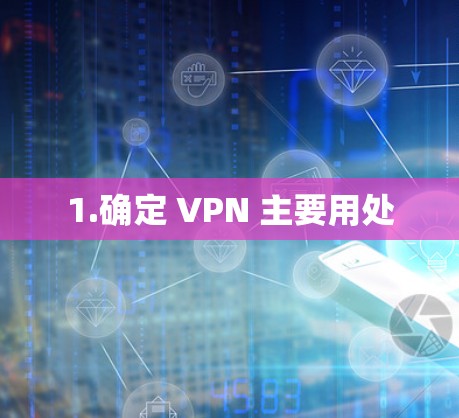 1.确定 VPN 主要用处