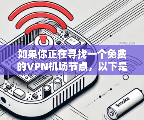 如果你正在寻找一个免费的VPN机场节点，以下是一些推荐的选项，这些服务通常提供机场节点和高速连接，适合前往机场旅行或紧急情况下的VPN使用