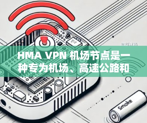 HMA VPN 机场节点是一种专为机场、高速公路和城市网络设计的高速安全VPN解决方案。它通过HATP（高度加密传输协议）提供了一个安全、可靠和高效的网络连接