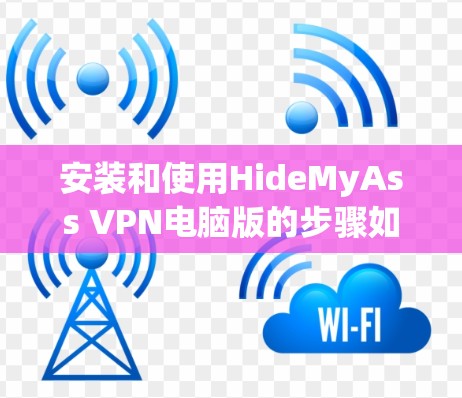 安装和使用HideMyAss VPN电脑版的步骤如下