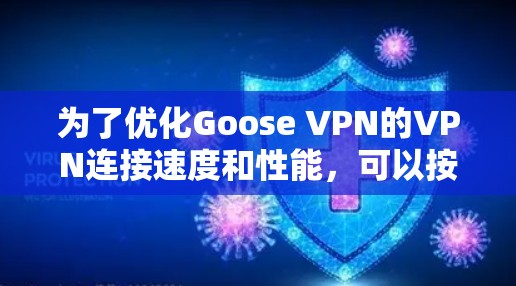 为了优化Goose VPN的VPN连接速度和性能，可以按照以下步骤进行调整