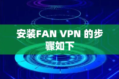 安装FAN VPN 的步骤如下